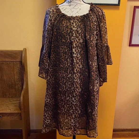 Cowgirl Justice Chiffon Cheetah Print Mini - Picture 3 of 7